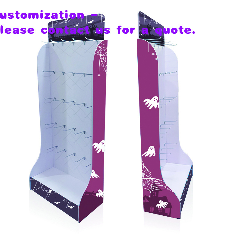 Phone Accessories Rack Display - Expositor Portátil de PVC para Supermercado,
