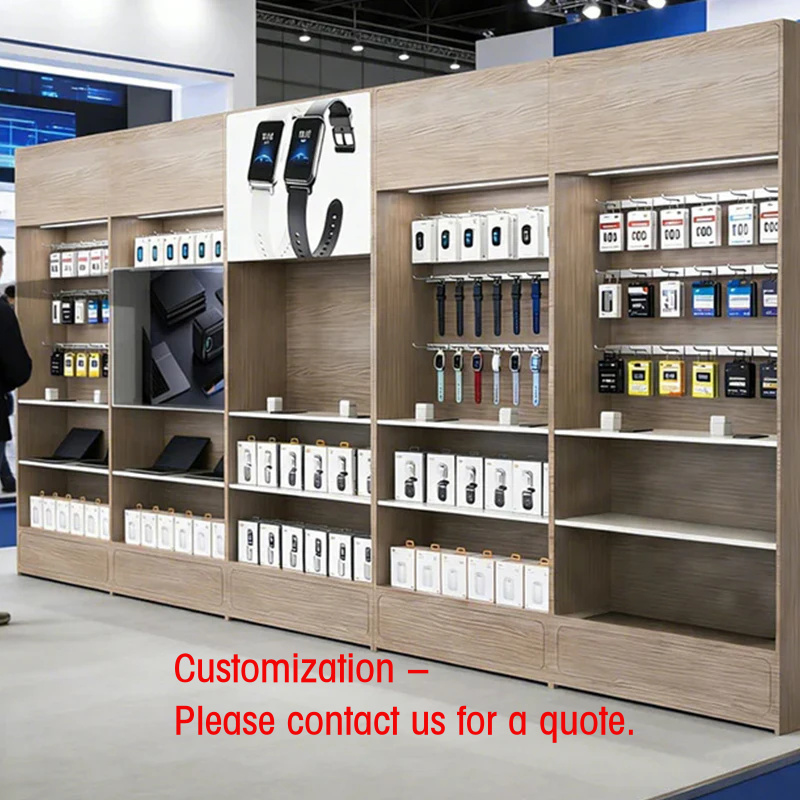 Phone Accessories Rack Display - Expositor de Metal Personalizado para Roupas