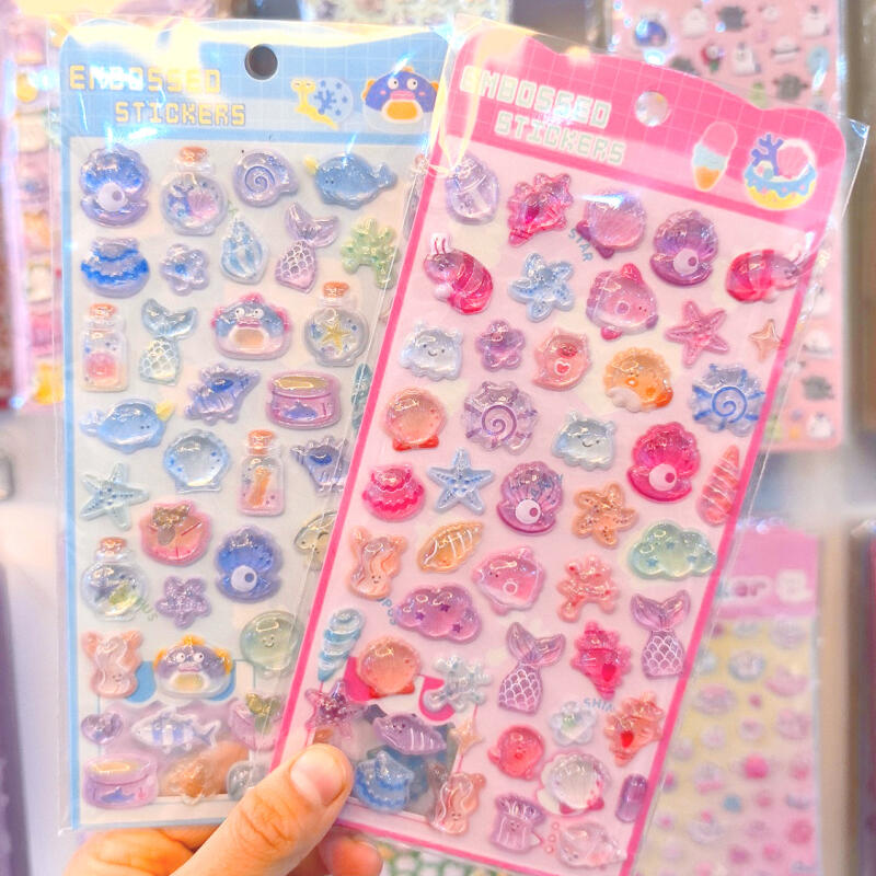 Phone Accessories For Boys - Adesivos 3D de Conchas do Oceano,