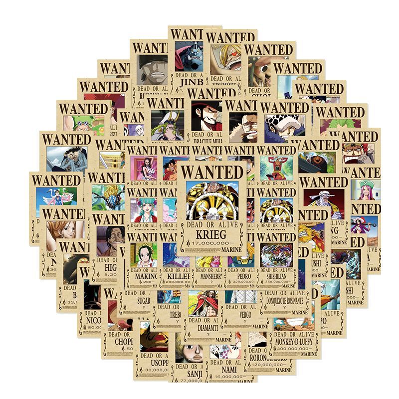 Phone Accessories Poster - 140 Adesivos de Recompensa One Piece