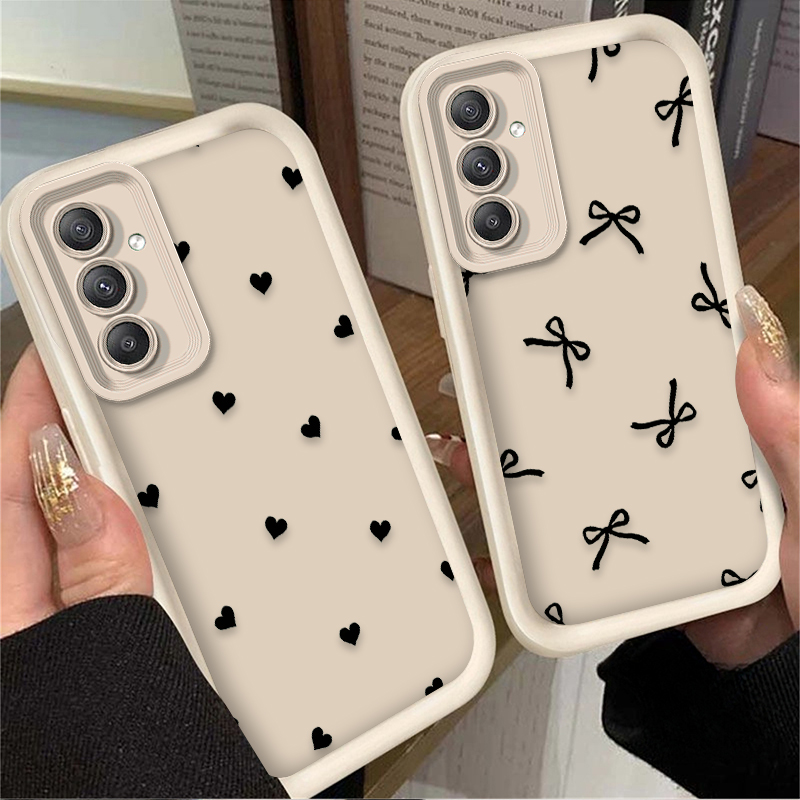 Capa Preta com Laço de Coração - Phone Accessories Samsung avaliação e preço