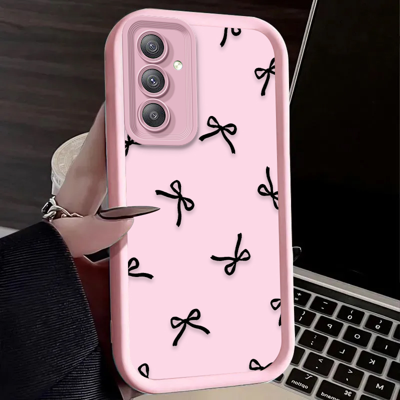 Capa Preta com Laço de Coração - Phone Accessories Samsung avaliação e preço