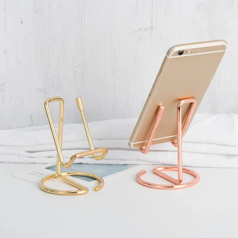 1pc metal preguiçoso fio supor - Phone Accessories Rack avaliação e preço