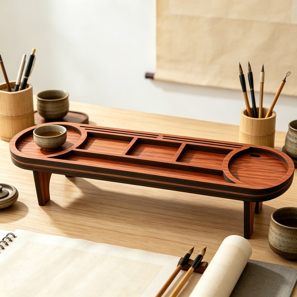 Organizador de Mesa de Madeira - Phone Accessories Rack avaliação e preço